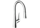 Смеситель кухонный 1-uchwytowa Hansgrohe Talis S 200 wys. 400 mm, нержавеющая сталь, выдвижной излив