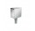 Шланговое подсоединение Hansgrohe FixFit Square bok 64 mm, хром