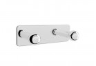 Двойной крючок Roca Victoria настенный, szer. 130 mm, хром