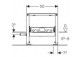 Element montażowy Geberit Duofix do natrysków z odpływem ściennym H50- sanitbuy.pl