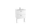 Набор шкафчик + раковина Roca Victoria Basic Unik 60 cm белый,