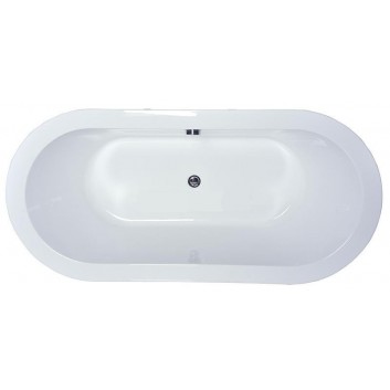 Wanna owalna Massi Thermo wolnostojąca 172 x 82 x 60 cm, biała- sanitbuy.pl