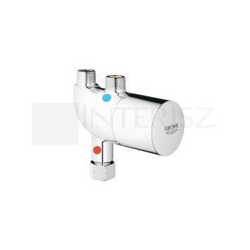 Grohe Grohtherm Micro Termiczna ochrona przed poparzeniem termostat podumywalkowy chrom- sanitbuy.pl