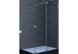 Двери раздвижные Huppe Xtensa Pure Walk-In 980 - 1000 mm, правые, 1 створчатые, el. stały, прозрачные Anti-Plaque, серебристый блеск