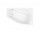 Ванна угловая асимметричная Roca Nicole правая, белая, акриловая, 160 x 95 cm, ножки w zestawie