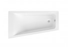 Ванна угловая асимметричная Roca Easy левая, белая, акриловая, 150 x 80 cm, ножки w zestawie