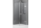 Двери двухстворчатые Novellini Gala G+F двери szer. 86 - 88,5 cm, правые, прозрачные, хром