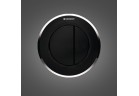 Кнопка do WC Geberit Typ 10 Sigma pneumatyczny, чёрный/хром глянцевый, ręczny, dwudzielny, скрытый, meblowy