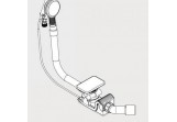 Специальный набор слива-перелива Kaldewei Asymmetric Duo KA4060 белый, emalionowana крышка i рукоятка, функция napełniania