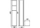 Шкафчик wbudowana Emco Asis Module 150 алюминий/прозрачные, 81 x 17 x 15,5 cm- sanitbuy.pl