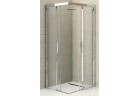 Душевая кабина Novellini Kuadra A 120-123 cm угловая - половина Кабины правая, profil хром, стекло прозрачное