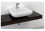 Полка pod umywalki Flaminia Como 51, 250-80 x 46 x 10 cm, чёрный глянец, материал: pietraluce- sanitbuy.pl