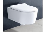 Подвесной унитаз Villeroy&Boch Avento 530x370 bezrantowa wraz с крышкой с микролифтом cienką, белая