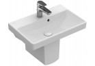 Раковина подвесная, прямоугольная Villeroy & Boch Avento белый Alpin, 55 x 37 x 15,5 cm, перелив, отверстие под смеситель