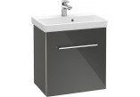 Шкафчик для раковины Villeroy & Boch Avento kryształowy серый, 56,7 x 52 x 44,7 cm, 2 szuflady- sanitbuy.pl