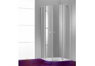 Двери для душа Huppe Design Pure- распашные с металлическим сегментом, szer. 800mm