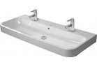 Раковина с тумбой Duravit Happy D.2 120 cm, на 2 отверстия, Белый Alpin 