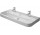 Раковина с тумбой Duravit Happy D.2 120 cm, на 2 отверстия, Белый Alpin 