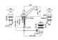 Смеситель для раковины на 3 отверстия Paffoni Iris- sanitbuy.pl