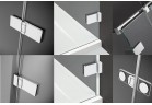 Кабина квадратная Radaway Arta KDJ I 80x80cm левая стекло бесцветное Chrome +