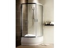 Кабина Radaway Premium Plus e 1700 1200x900 mm асимметричная, полукруглая с дверями двухсекционными, стекло бесцветное