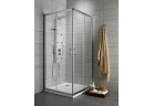 Кабина Radaway Premium Plus C/D 900x1000 mm квадратная с дверями двухсекционными, стекло бесцветное