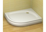 Brodzik Dolphi Radaway Patmos E 100x80 cm półokrągły lewy- sanitbuy.pl