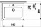 Накладная раковина 560x440mm с отверстиями под смеситель Laufen Pro A - sanitbuy.pl