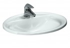 Накладная раковина 56x44cm с отверстиями под смеситель, белая Laufen Pro B, H8139510001041