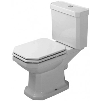 Miska kompaktowa stojąca Duravit 1930 Series 355 x 665 mm, odpływ poziomy- sanitbuy.pl