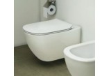 Подвесной унитаз Ideal Standard Tesi AquaBlade 53,5x36,5 cm белая + сидение для туалета typu Thin, с микролифтом