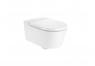 Подвесной унитаз Roca Round Inspira rimless 37x56 cm белая 
