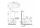 Компактный унитаз Wc 650 x 350 x 420 mm Galassia MEG11 
