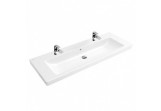 Раковина Villeroy & Boch Subway 2.0 с тумбой 130x47 cm, 2 otwory na baterię