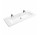 Раковина Villeroy & Boch Subway 2.0 с тумбой 130x47 cm, 2 otwory na baterię
