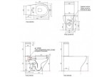 Компактный унитаз wc 660 x 370 x 420 mm перелив универсальный Galassia Eden- sanitbuy.pl