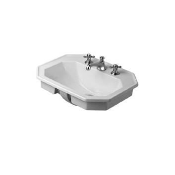 Umywalka Duravit 1930 Series blatowa 580x470 mm z 3 otworami na baterię- sanitbuy.pl