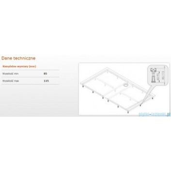 Стеллаж do поддона Sanplast STS-080- sanitbuy.pl