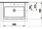 Накладная раковина с отверстиями под смеситель 600x460 LAUFEN LIVING CITY- sanitbuy.pl