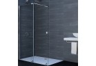 Двери раздвижные Huppe Xtensa Pure Walk-In 1401 - 1600 mm, левые, 1 створчатые, el. stały, прозрачные Anti-Plaque, серебристый блеск
