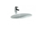 Раковина в столешнице laufen Savoy 545 x 420 mm без отверстия под смеситель z ukrytym systemem przelewowym белая