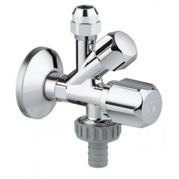 Вентиль угловой Grohe WAS, kombinowany, 1/2", хром- sanitbuy.pl