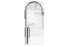 Смеситель для раковины Gessi Goccia, высокая чёрная мат., zasięg wylewki 174mm